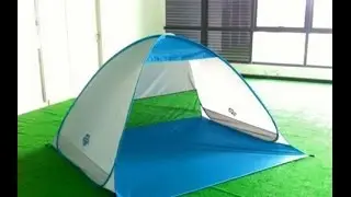 folding up beach tent