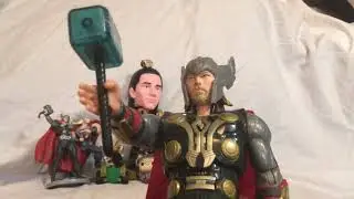 Action figure review Hammer launch Thor
