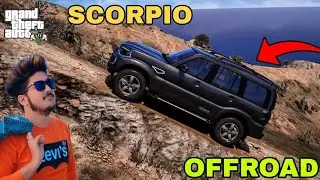 Gta5 Indian Cars Offroading Test / Gta 5 Mahindra Scorpio S11 Offroading test /Gta 5 Game play