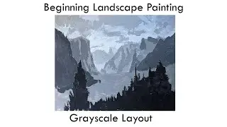 Grayscale Landscape Layout