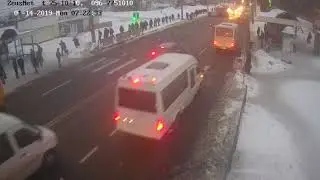 ДТП на улице Козацкой 14.01.19
