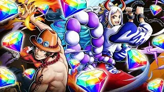 800+ GEM SUMMONS! OPBR ACE AND YAMATO SUMMONS! (One Piece Bounty Rush)