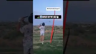 ⛳️2️⃣Holes in 90 sec⏱️ Part 4‼️thx for watching🙏🏽👀 #golf #golflife  #qualitytime #arizona #golfer