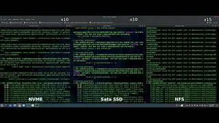 AOSP Build Times on NVME vs Sata SSD vs NFS NAS