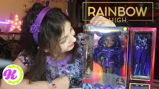 ФИОЛЕТОВЫЙ ЦВЕТ РАДУГИ ! ОБЗОР КУКЛЫ КРИСТАЛ БЭЙЛИ РЕЙНБОУ ХАЙ СЕРИЯ 2 RAINBOW HIGH KRYSTAL BAILEY