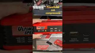 Powerbank starter con compressore incluso Ultimate Speed Lidl #lidl #parkside #faidate
