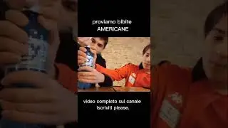 Proviamo bibite americane | che non hai mai visto. #funnyshorts #americanfoods