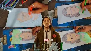 Loki Speed Painting - Watercolor Masterpiece