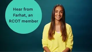 Why I value my RCOT membership – Farhat