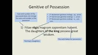 Latin for Beginners Lesson 13: Marking Possession in Latin
