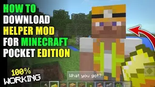How to get helper in minecraft pocket edition