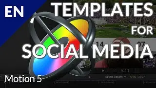🎬 Motion 5: How to Change/Set Up a Title or Template for Use in Social Media & Final Cut Pro!