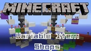 Minecraft - Variable Item Shop (silent) [Tutorial]