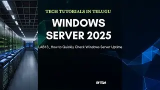 LAB13_How to Quickly Check Windows Server Uptime