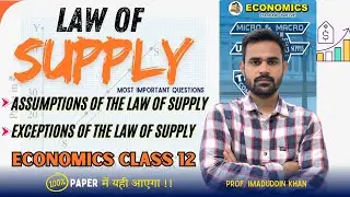 Law of Supply Explained | Assumptions & Exceptions | Class 12 Economics HSC 2025