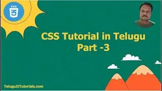 CSS tutorial for beginners | CSS course | CSS for beginners in Telugu | CSS tutorial in Telugu -3
