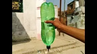 How to make A1 water rocket with a plastic bottle || Bottle ko hawa me kaise udaye
