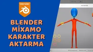 Blender - Blender Mixamo Karakter Aktarma