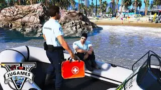 GENDARMERIE MARITIME PATRICK A LE MAL DE MER [ GTA 5 LSPDFR ]