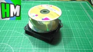 How to make the optical illusion of CD's.