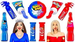Tantangan Gadis di Api vs Gadis Es || Perjuangan Gila Si Gadis Kaya VS Miskin oleh RATATA COOL!