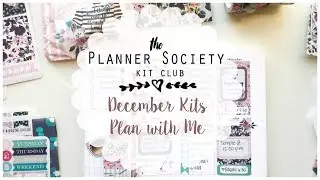 The Planner Society | December Plan with Me