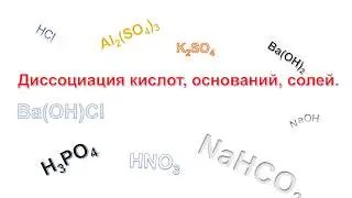Dissociation of acids, bases, salts/chemistry 9