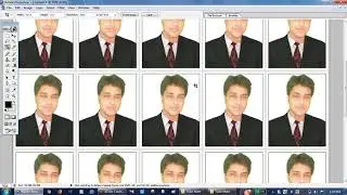 How To Create 30 Copies Passport Size Photo Just 1 Click