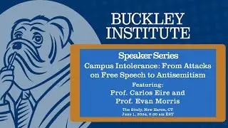 Speaker Series Campus Intolerance: From Attacks on Free Speech to Antisemitism