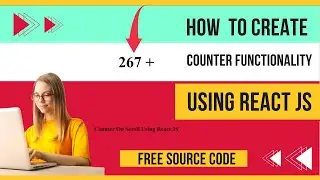 🔴Counter up on Scroll in react js | Scroll to Animate Counter in React | React Counter | Coder Hindi
