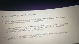 Intralinks Virtual Data Room