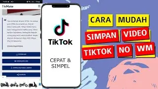 Cara simpan video tiktok tanpa ada tulisan tiktok watermark tanpa aplikasi tambahan