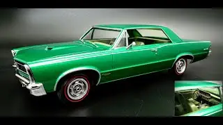 NEW 1965 Pontiac GTO Hardtop 1/25 Scale Model Kit Build How To Assemble Paint Dashboard Chrome Trim