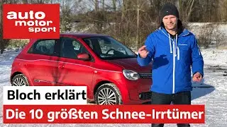 Winter Deadly Sins: The 10 Biggest Mistakes About Driving on Snow - Bloch Explains 