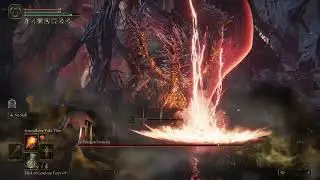 man gets destroyed by a Big Black Dragon | Elden Ring