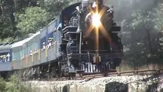 Reading and Northern 425 at Lehigh Gorge Scenic Railway. 9/5/09, Part 1