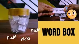 WORD BOX I Word pick and learning new words I Learn English Vocabulary