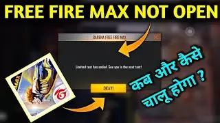 Free fire max The server wil be ready soon problem solve 👍after update the server will be ready soon