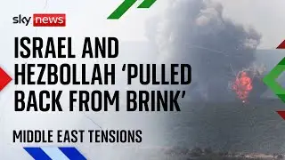 Middle East: Israel and Hezbollah 'pulled back from brink' after attacks