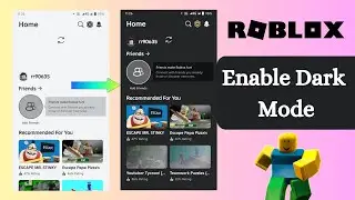 How to enable dark mode on roblox mobile 2024
