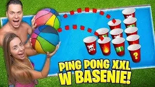 EKSTREMALNY PING PONG XXL w BASENIE!