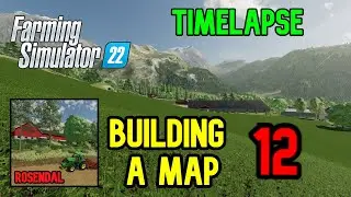 WALLS & HEDGES | Building The Rosendal Map | Farming Simulator 22 | Timelapse | EP12/20