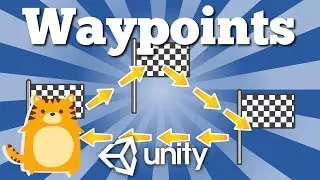 How to Create Simple Waypoint System for 2D Unity Game? Simple Tutorial.