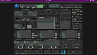 Playing around with diffrent synth profiles that I made in helm