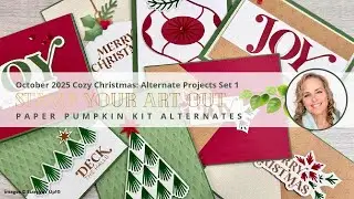October 2025 Cozy Christmas: Alternate Projects Set 1