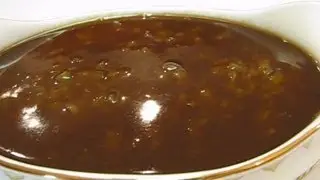 Betty's Beef Broth Gravy + Video Clips of Hail Storm in KY