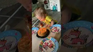 Первые самостоятельно задутые свечи 🎂 