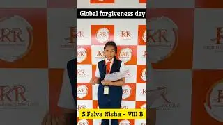 Global Forgiveness day | RR International School CBSE