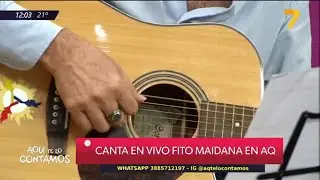 PAISAJE -Franco Simone (por :  Fito Maidana) Canal 7