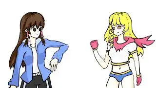 Bad Apple but the other beat is Megalovania